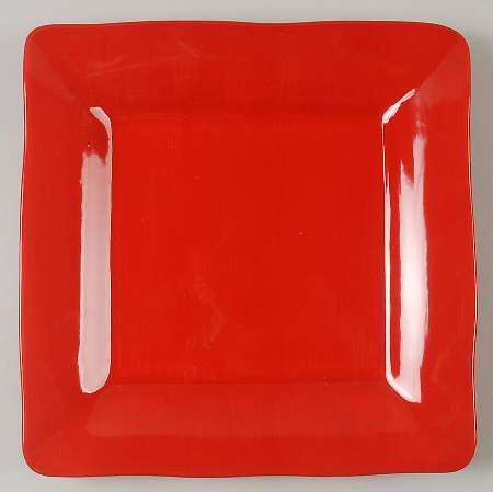 Brava Red Square Dinner Plate