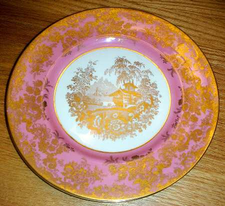 Genevese Gold and Pink (Smooth) by Minton