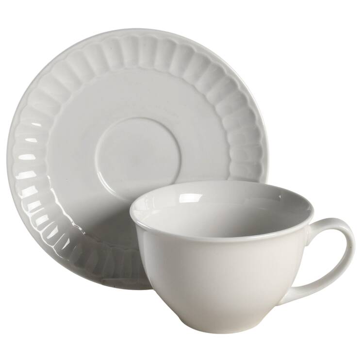 MTW21 Footed Cup & Saucer Set