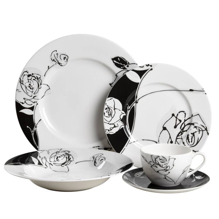 Urban Rose 5 Piece Place Setting