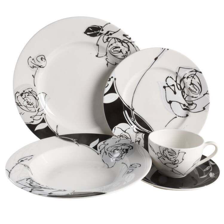 Urban Rose 5 Piece Place Setting