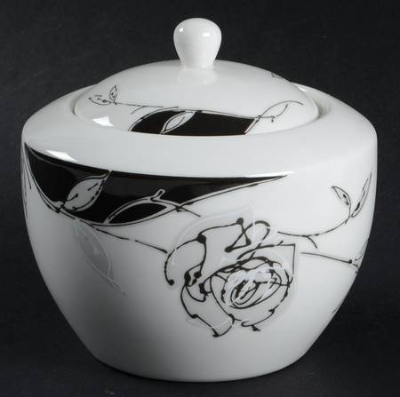 Urban Rose Sugar Bowl & Lid