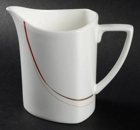 Modernist Red Creamer