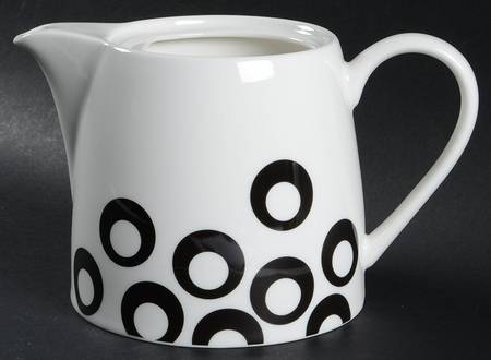 Circle Chic Black Teapot No Lid