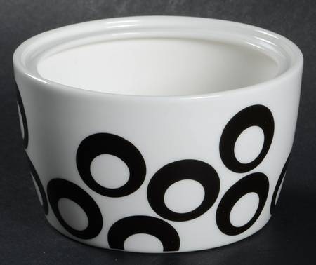 Circle Chic Black Sugar Bowl No Lid