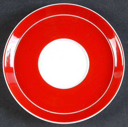 Circle Chic Red Saucer for Espresso Cup