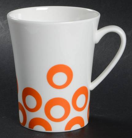 Circle Chic Orange Mug