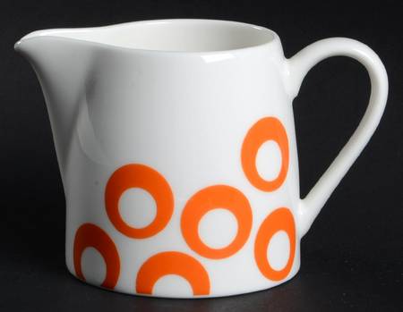 Circle Chic Orange Creamer