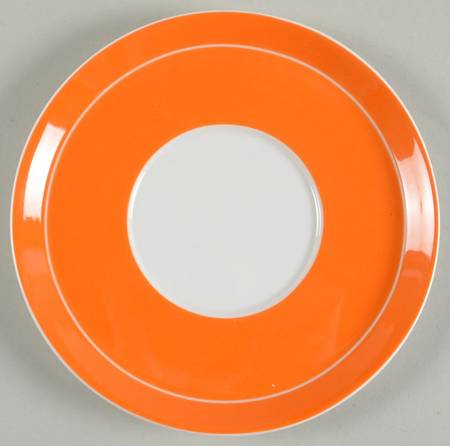 Circle Chic Orange Saucer