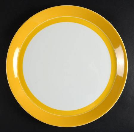 Circle Chic Yellow Service Plate (Charger)