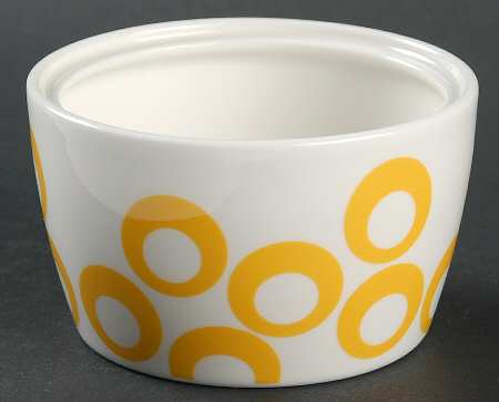 Circle Chic Yellow Sugar Bowl No Lid