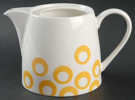 Circle Chic Yellow Teapot No Lid