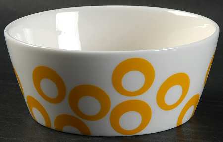 Circle Chic Yellow Fruit/Dessert (Sauce) Bowl