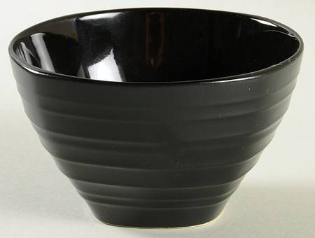 Swirl Square Black Fruit/Dessert (Sauce) Bowl