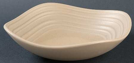 Swirl Square Tan Fruit/Dessert (Sauce) Bowl by Mikasa