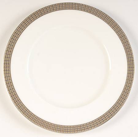 Woven Cable Gold Salad Plate