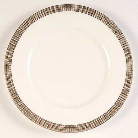 Woven Cable Gold Bread & Butter Plate