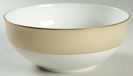Confetti Gold 8" Round Vegetable Bowl