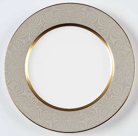 Confetti Gold Salad Plate