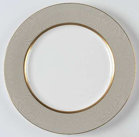 Confetti Gold Dinner Plate