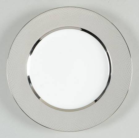 Confetti Platinum Salad Plate
