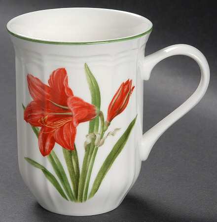 Antique White Holiday Mug