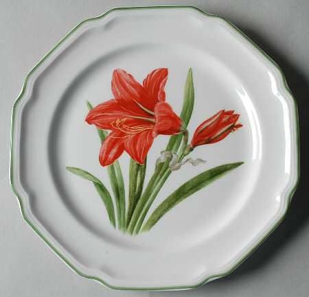 Antique White Holiday Salad Plate