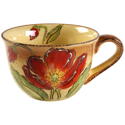 Poppy Splatter Jumbo Mug