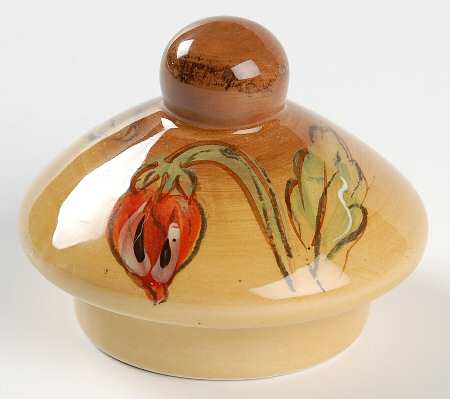 Poppy Splatter Lid for Sugar Bowl