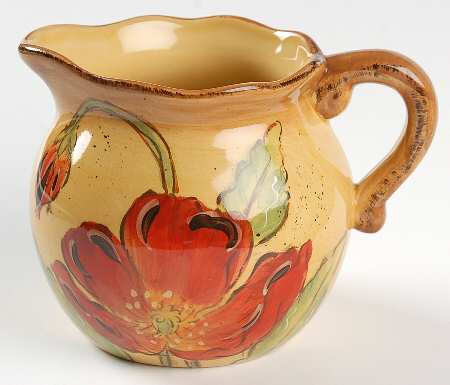 Poppy Splatter Creamer