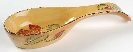 Poppy Splatter Spoon Rest/Holder (Holds 1 Spoon)