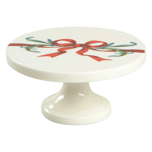 Holiday Garden 4" Diameter Mini Cake Stand/Pedestal