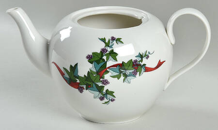 Holiday Garden Teapot No Lid