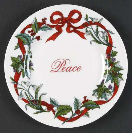 Holiday Garden Canape Plate by Martha Stewart