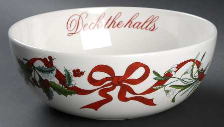 Holiday Garden 9" Round Serving Bowl