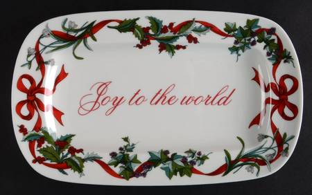 Holiday Garden 11" Oval Serving Platter