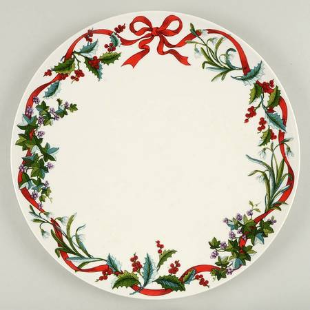 Holiday Garden Cake Plate