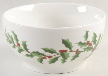Festive Holly Soup/Cereal Bowl