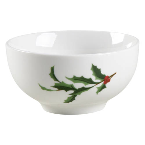 Festive Holly Fruit/Dessert (Sauce) Bowl