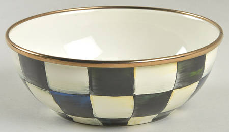 Courtly Check (Enamelware) 6" All Purpose Bowl