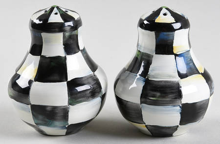 Courtly Check (Enamelware) Salt & Pepper Set