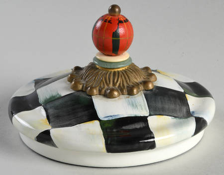 Courtly Check (Enamelware) Lid for Sugar Bowl