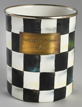 Courtly Check (Enamelware) Medium Canister No Lid