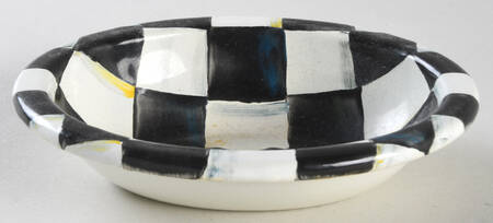 Courtly Check (Enamelware) Soap Dish
