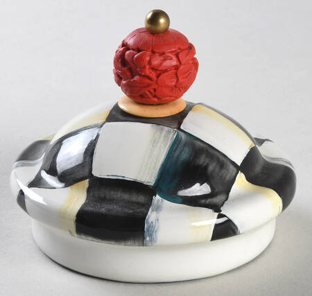 Courtly Check (Enamelware) Lid for Creamer