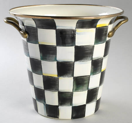 Courtly Check (Enamelware) Ice Bucket