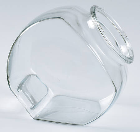 Courtly Check (Enamelware) Glassware Treat Jar No Lid
