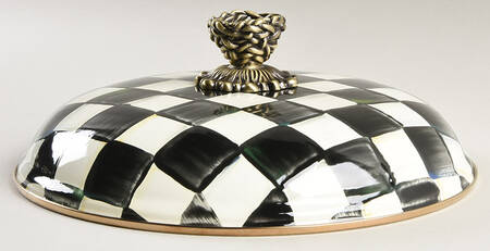 Courtly Check (Enamelware) Lid for 3 Quart Metal Stew Pot