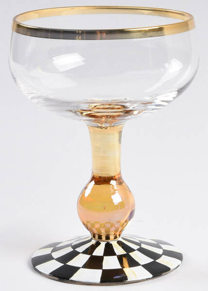 Courtly Check (Enamelware) Glassware Sherbet