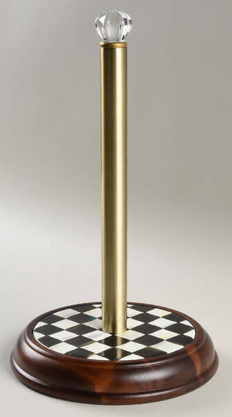 Courtly Check (Enamelware) Paper Towel Holder
